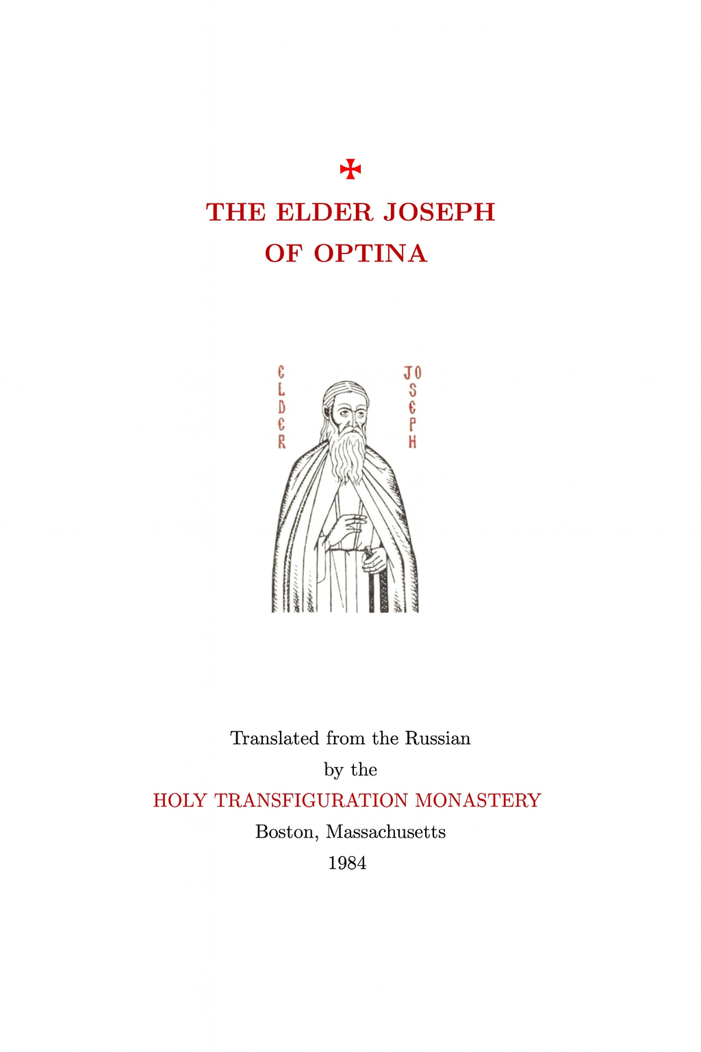 The Elder Joseph of Optina