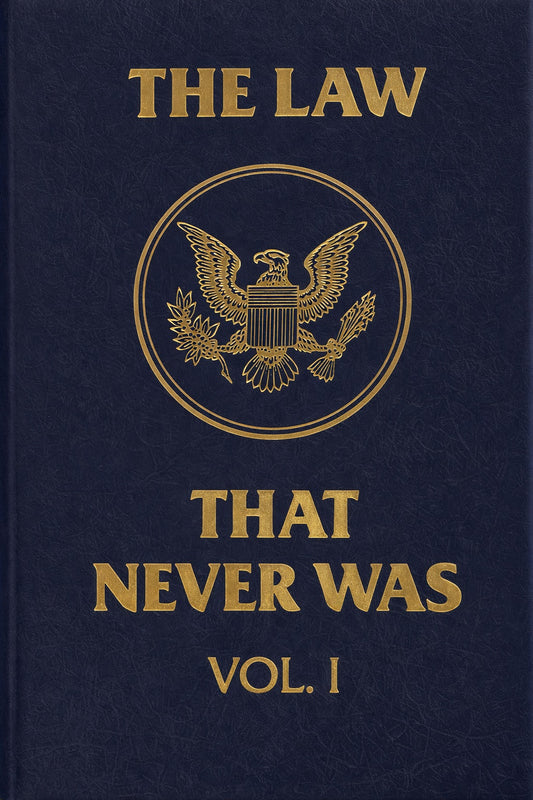 The Law that Never Was (VOLUME 1) by Bill Benson and M. J. 'Red' Beckman
