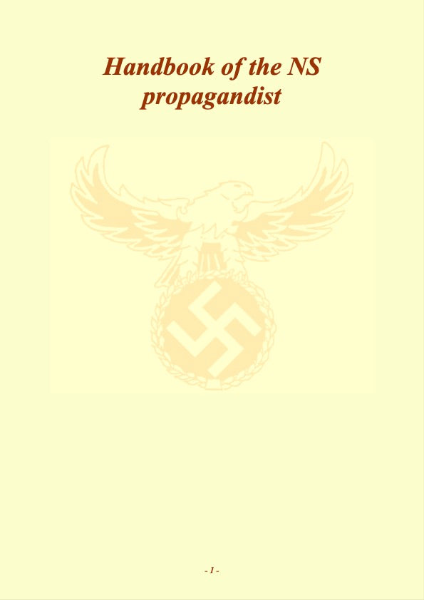 Handbook of the NS Propagandist
