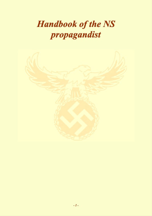 Handbook of the NS Propagandist