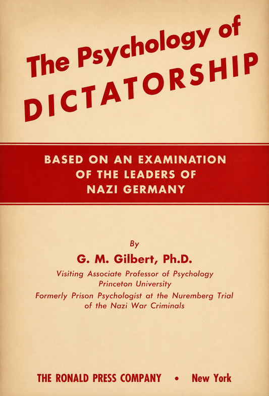 The Psychology of Dictatorship by G. M. Gilbert