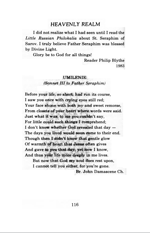 Heavenly Realm by Fr. Seraphim Rose
