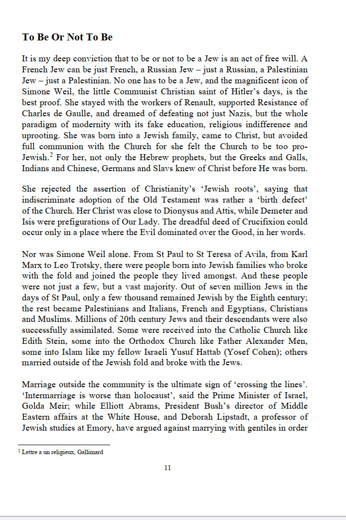 Cabbala of Power by Israel Shamir