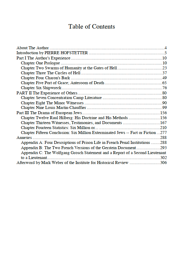 Debunking the Genocide Myth by Paul Rassinier