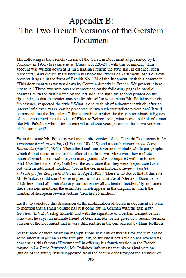 Debunking the Genocide Myth by Paul Rassinier