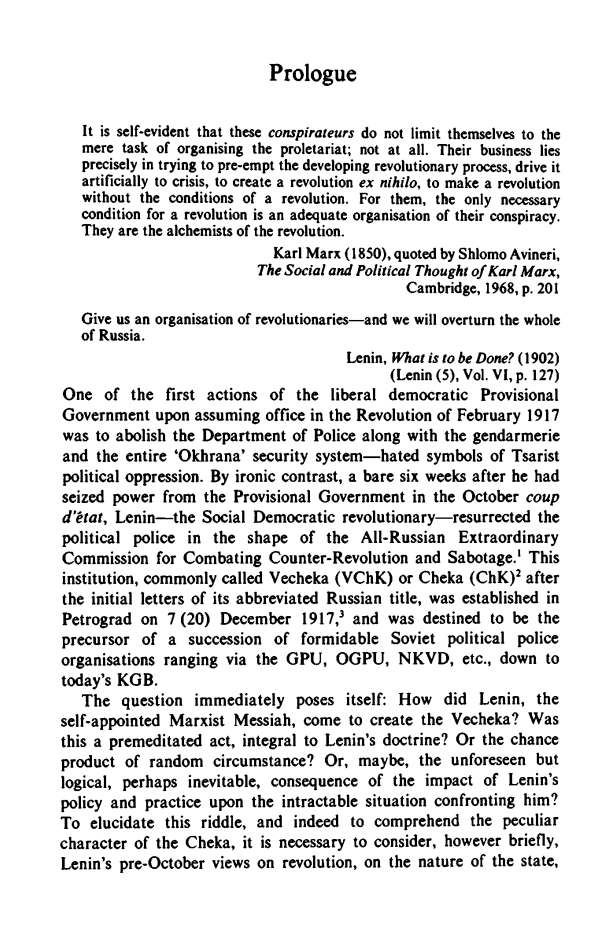 The Cheka: Lenin's Political Police by George Leggett