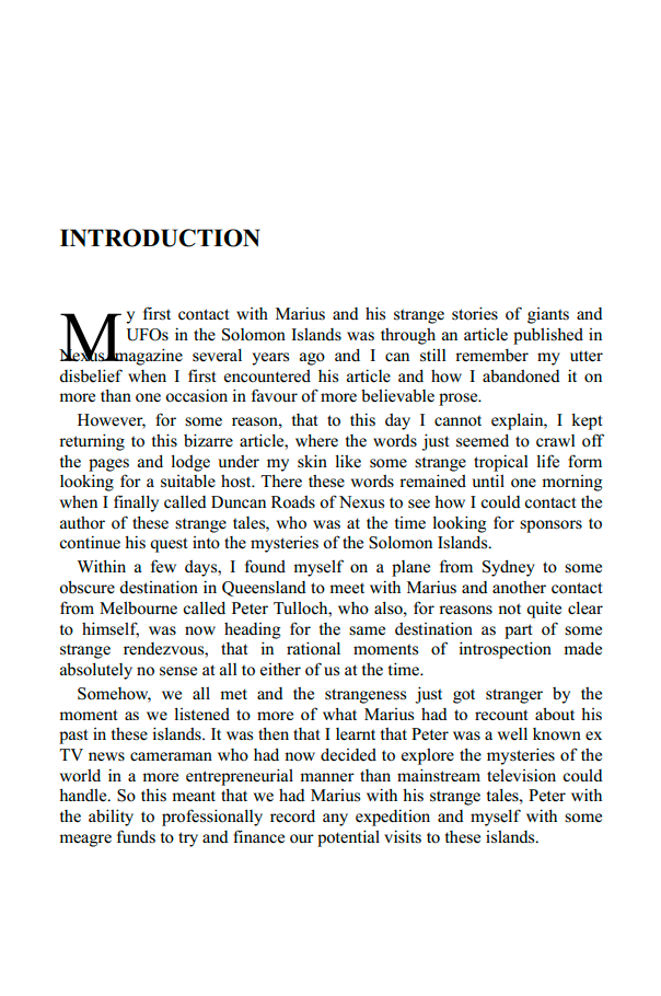 Solomon Islands Mysteries, by Marius Boirayon