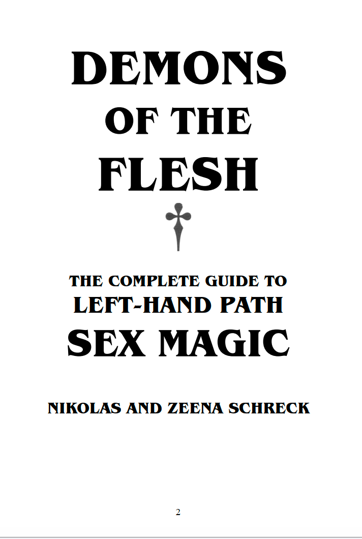 Demons of the Flesh by Nikolas and Zeena Schreck