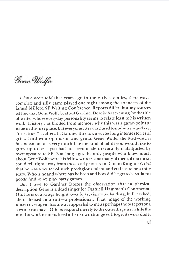 Plan[e]t Engineering by Gene Wolfe