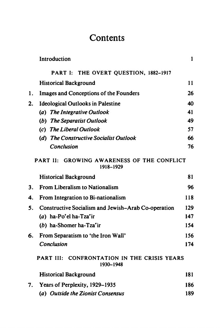 Zionism and the Arabs 1882-1948: A Study of Ideology by Yosef Gorny