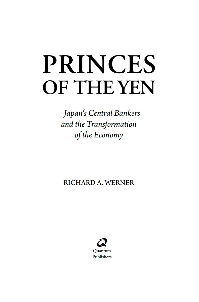 Princes of the Yen by Richard Werner