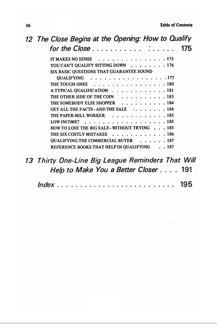 Big League Sales Closing Techniques by Les Dane