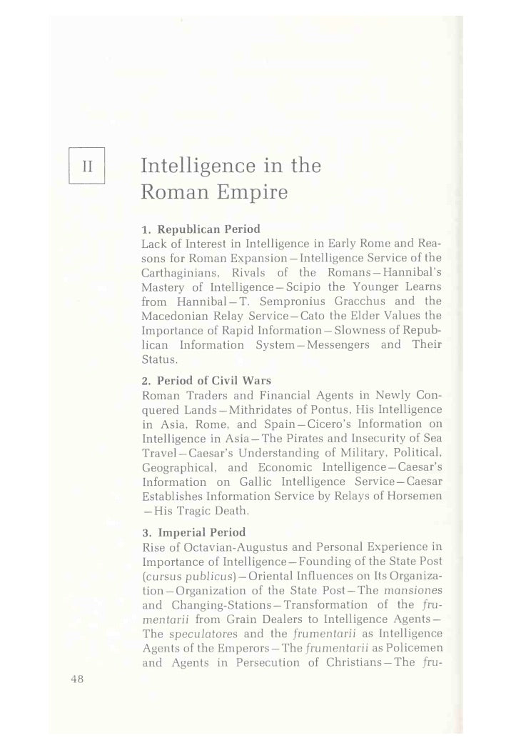 Origins of Intelligence Services by Francis Dvornik