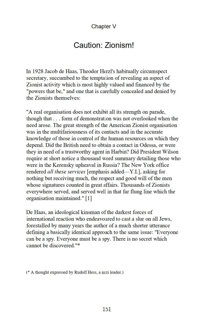 Caution: Zionism! by Yuri Ivanov