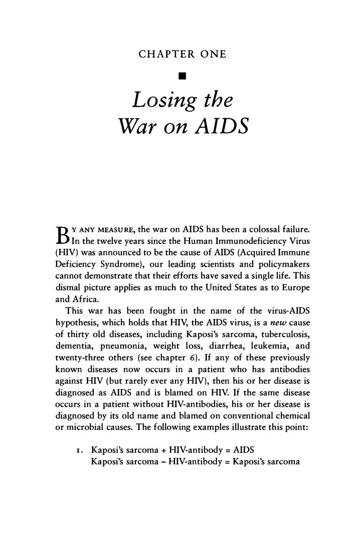 Inventing the AIDS Virus by Peter Duesberg