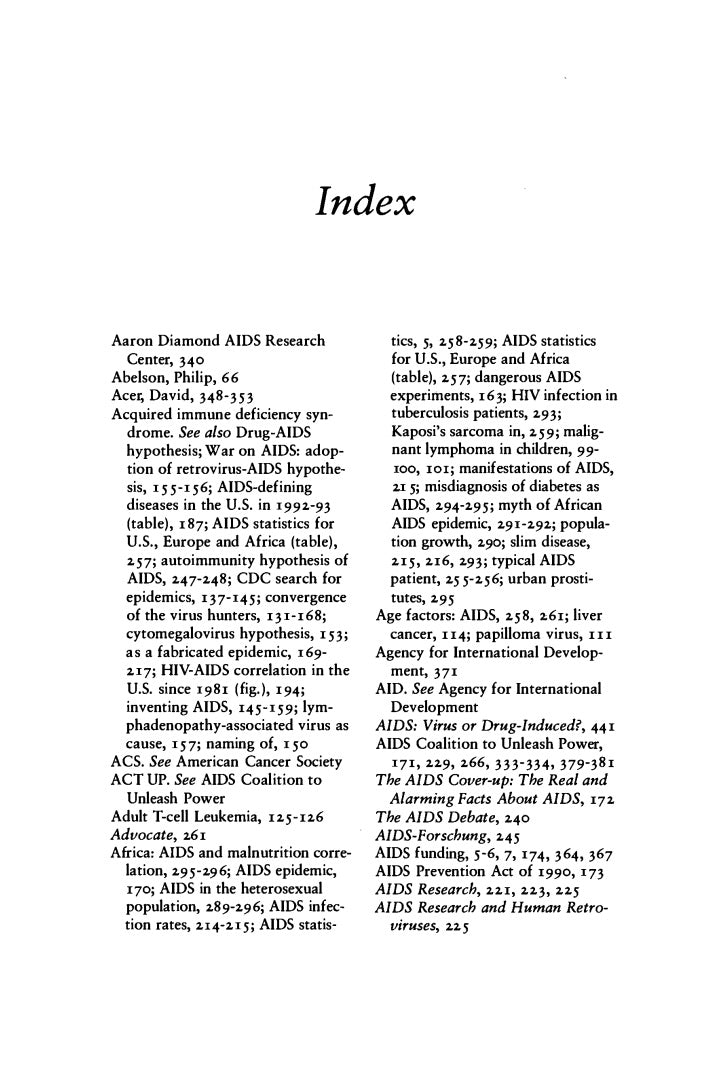 Inventing the AIDS Virus by Peter Duesberg