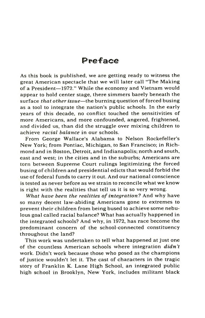 Race War in High School by Harold Saltzman
