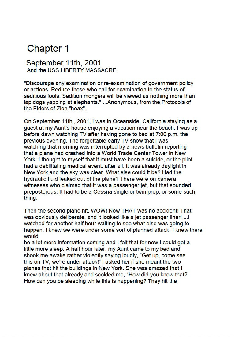 Who Should Go Down In History [9/11] by Chuck Maultsby