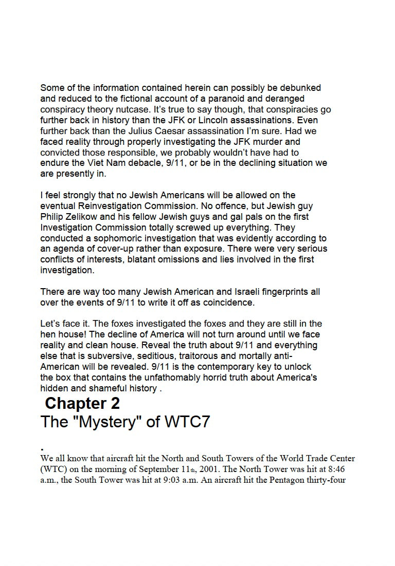 Who Should Go Down In History [9/11] by Chuck Maultsby