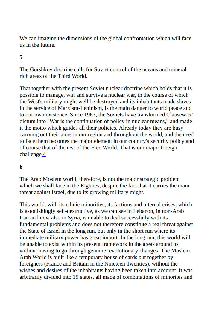 Zionist Plan for the Middle East: A Strategy for Israel in the Nineteen Eighties by Oded Yinon, Israel Shahak (editor and translator)