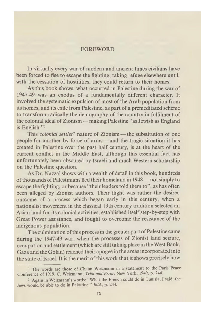 The Palestinian Exodus from Galilee, 1948 by Nafez Nazzal