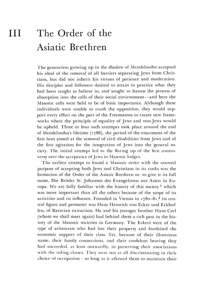 Jews and Freemasons in Europe, 1723-1939 by Jacob Katz