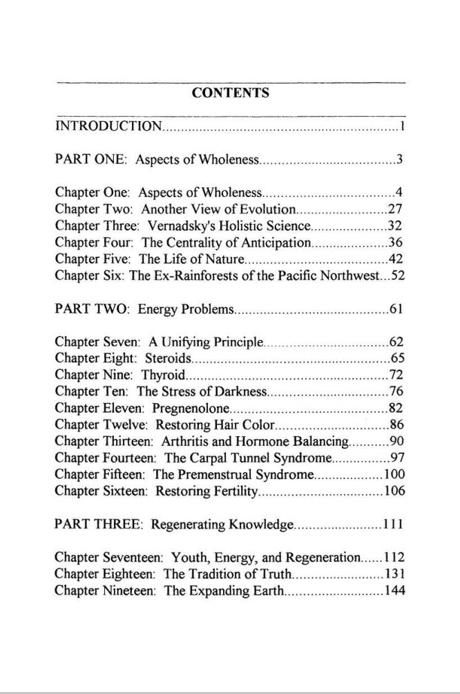 Generative Energy: Protecting and Restoring the Wholeness of Life by Ray Peat