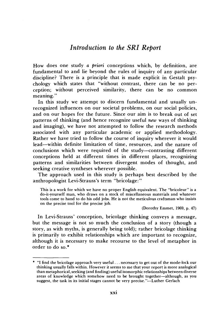 Changing Images of Man by O. W. Markley and Willis W. Harman (editors)