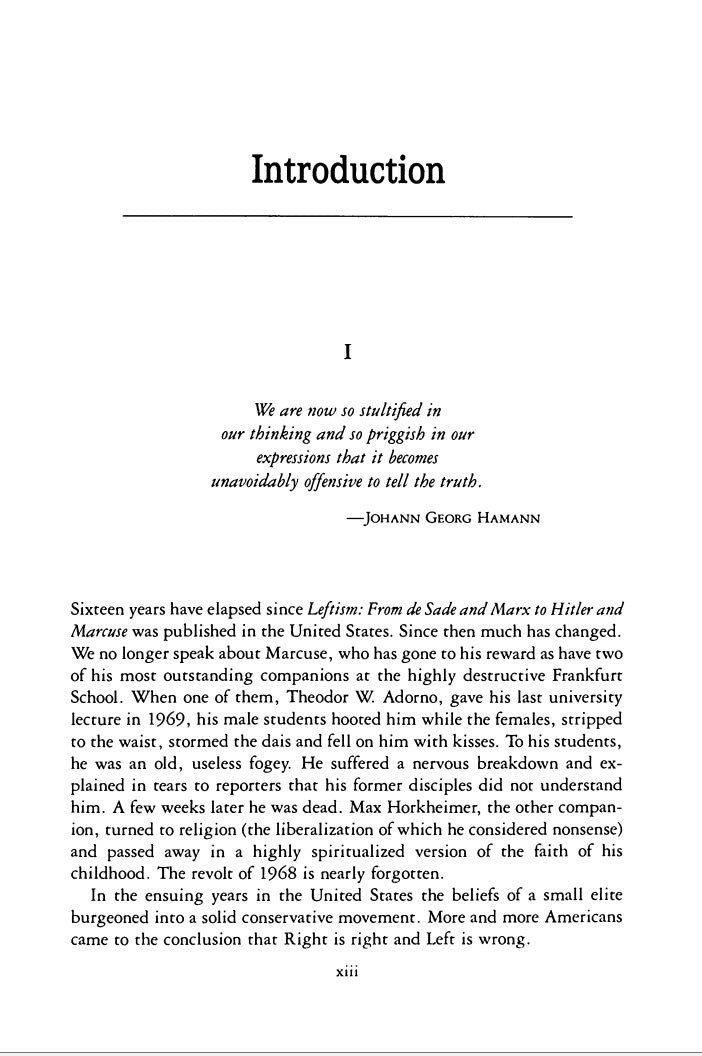 Leftism Revisited by Erik von Kuehnelt-Leddihn