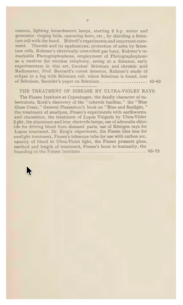 Radium Selenium Ultra-Violet Light Etc. by William J. Hammer