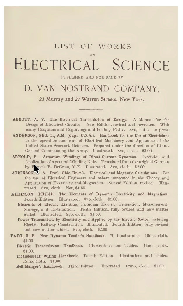 Radium Selenium Ultra-Violet Light Etc. by William J. Hammer