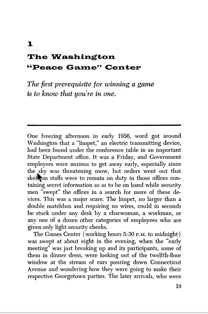 The Game of Nations - the Amorality of Power Politics by Miles Copeland