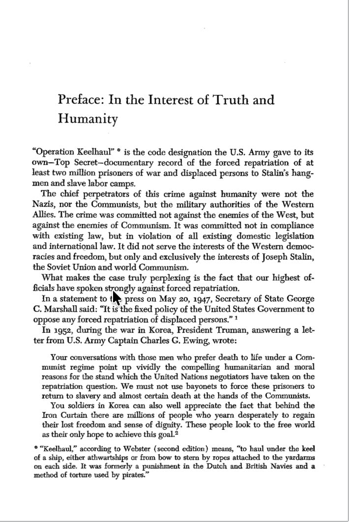 Operation Keelhaul by Julius Epstein