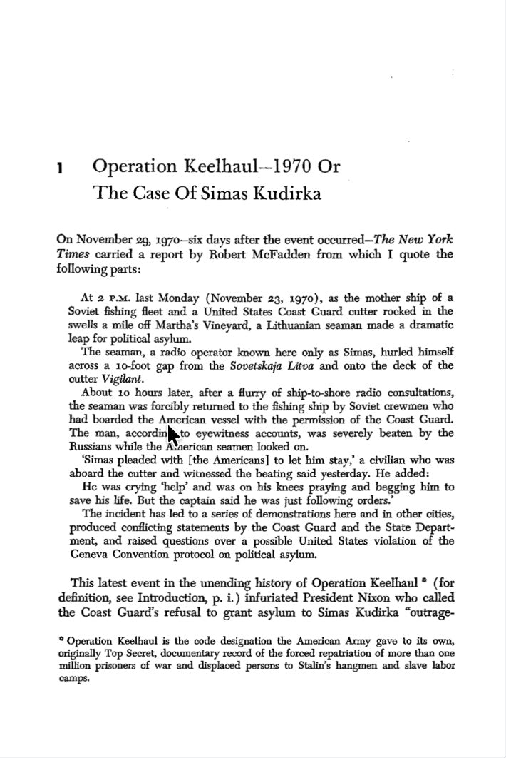 Operation Keelhaul by Julius Epstein