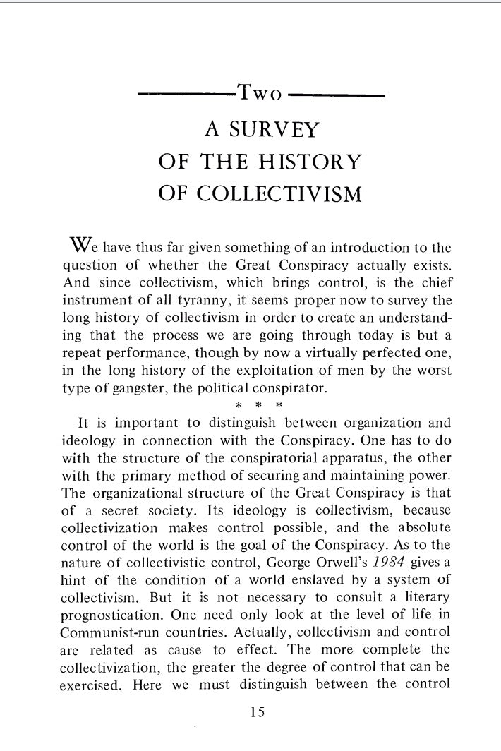 Conspiracy Against God and Man by Clarence Kelly