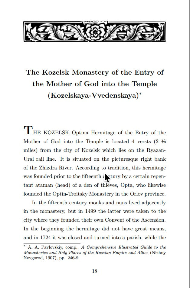 The Elder Joseph of Optina