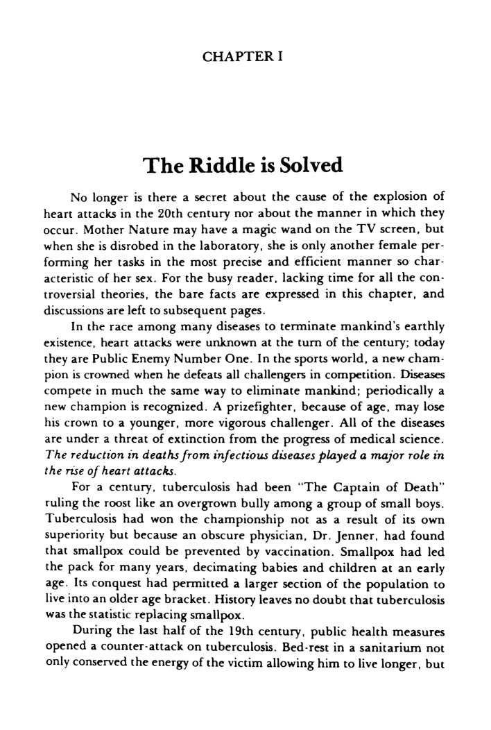 Solved: The Riddle of Heart Attacks by Broda Barnes