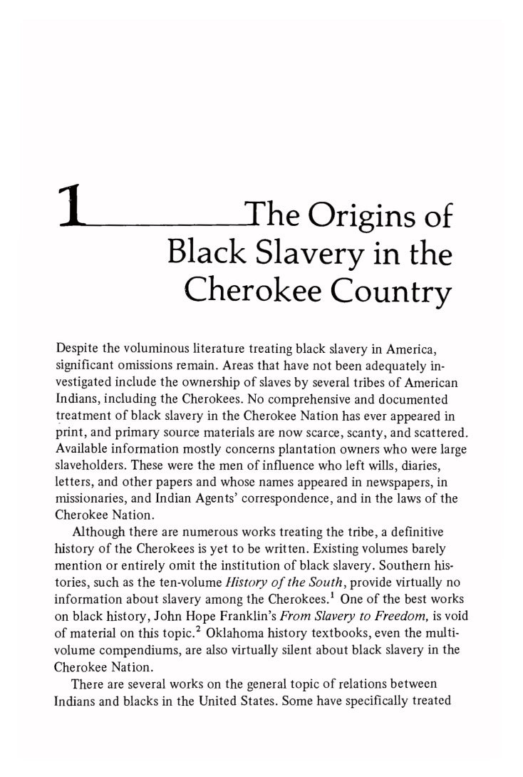 Red Over Black: Black Slavery Among the Cherokee Indians by R. Halliburton Jr.
