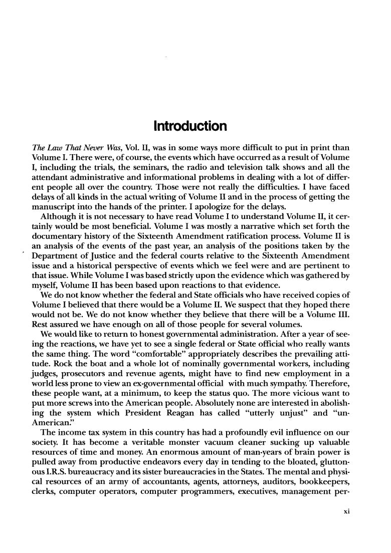 The Law That Never Was (VOLUME 2) by Bill Benson