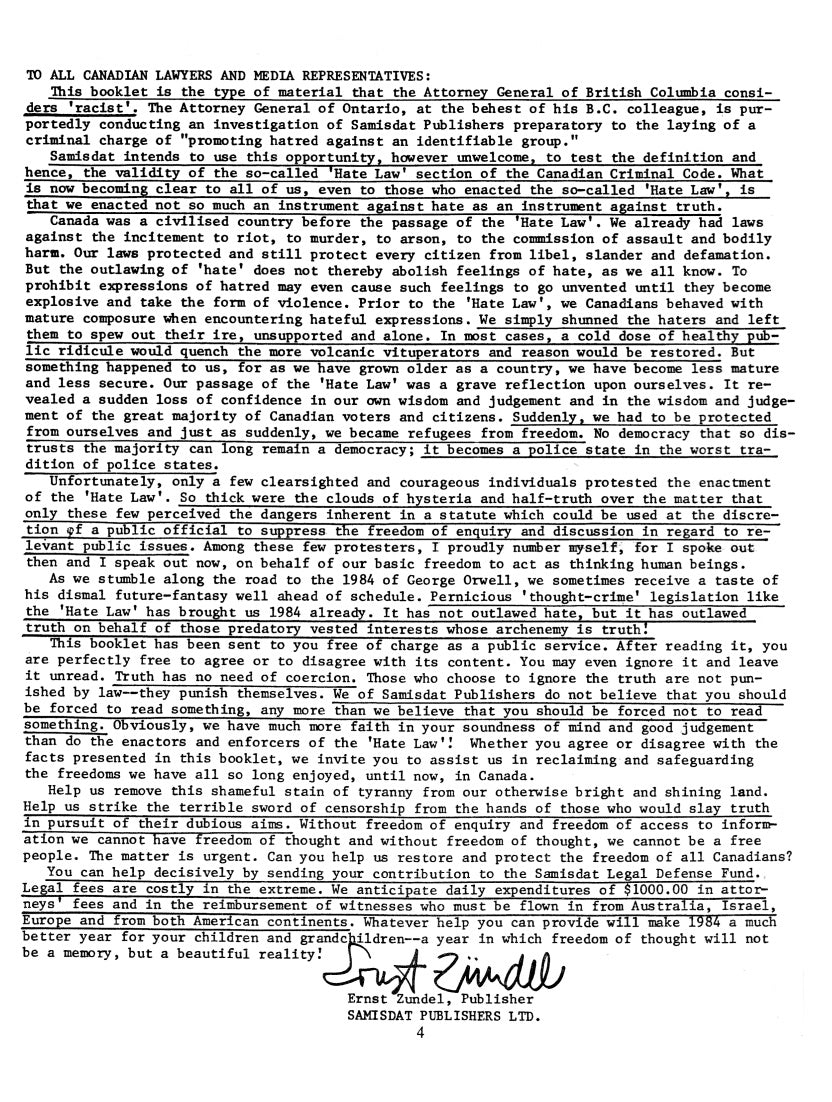 Did Six Million Really Die? The truth at last (corrected version) by Richard Harwood