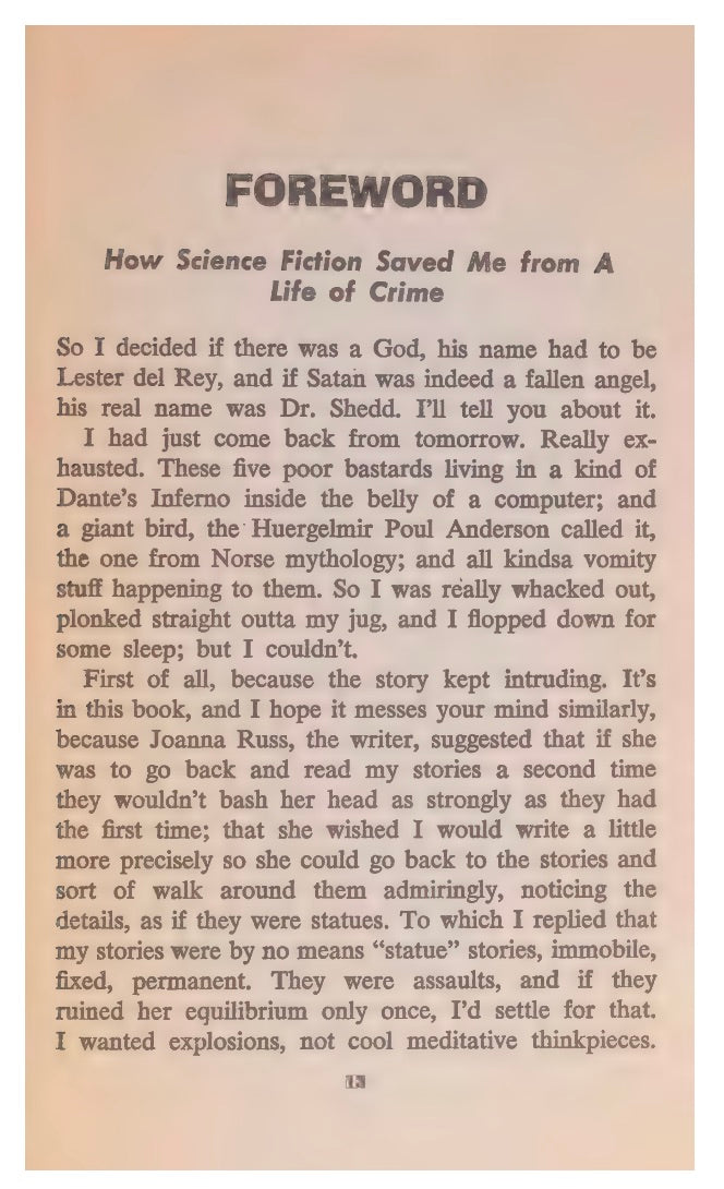 I Have No Mouth & I Must Scream by Harlan Ellison