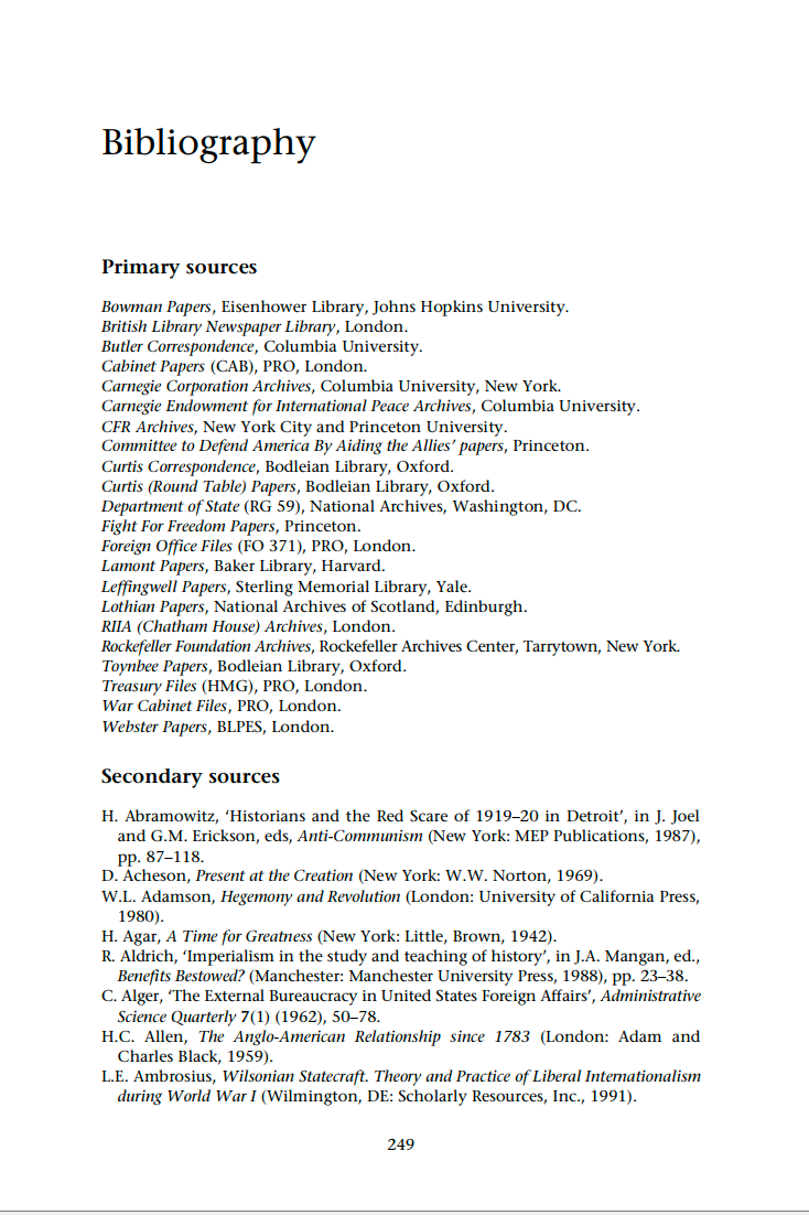 Think Tanks and Power in Foreign Policy by Inderjeet Parmar