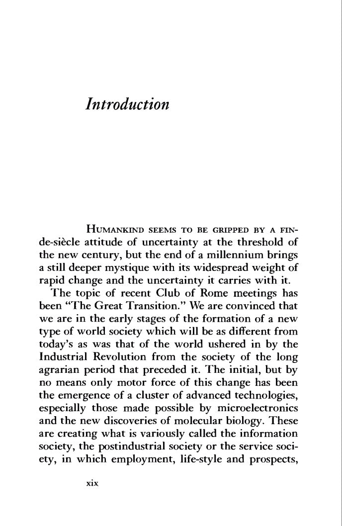 The First Global Revolution by Alexander King and Bertrand Schneider