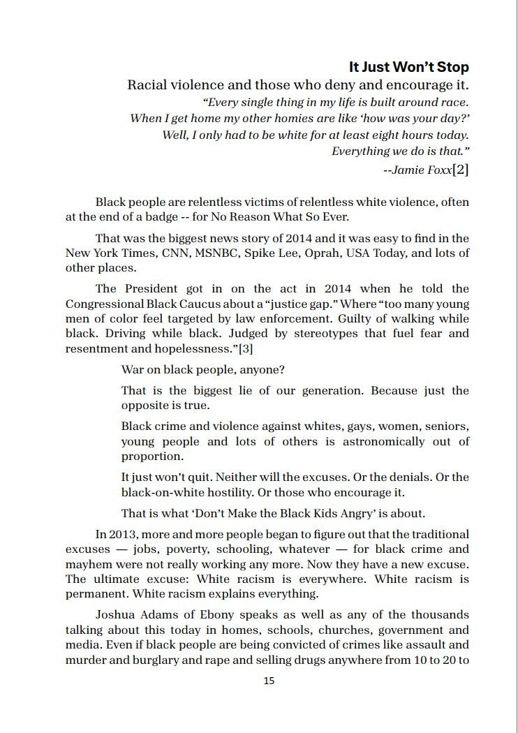 Don't Make The Black Kids Angry by Colin Flaherty