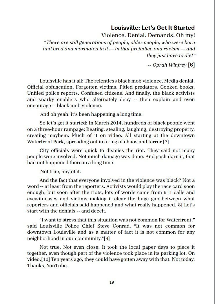 Don't Make The Black Kids Angry by Colin Flaherty