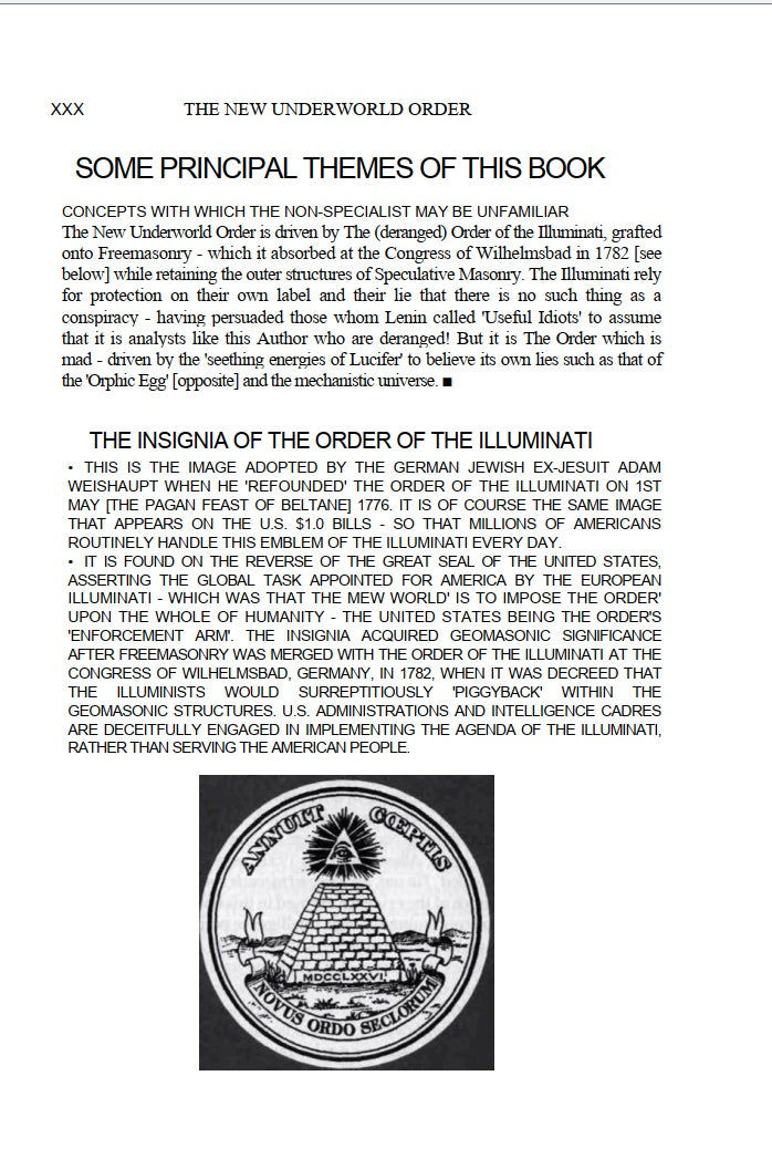 The New Underworld Order by Christopher Story