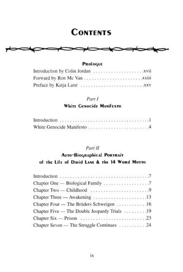 Deceived, Damned & Defiant -- The Revolutionary Writings of David Lane