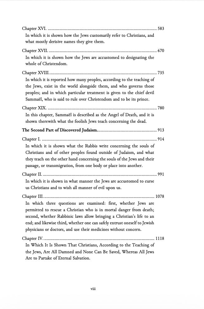 Judaism Unmasked (Entdectus Judenthum) [3 volumes] by Johannes Andreas Eisenmenger