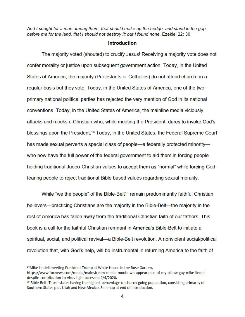 Be Ye Separate: Bible-Belt Revival or Marxist Revolution by James Ronald Kennedy