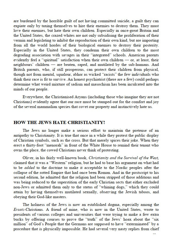 Christianity: A Religion for Sheep by Ralph Perier (Pseudonym), Revilo P. Oliver